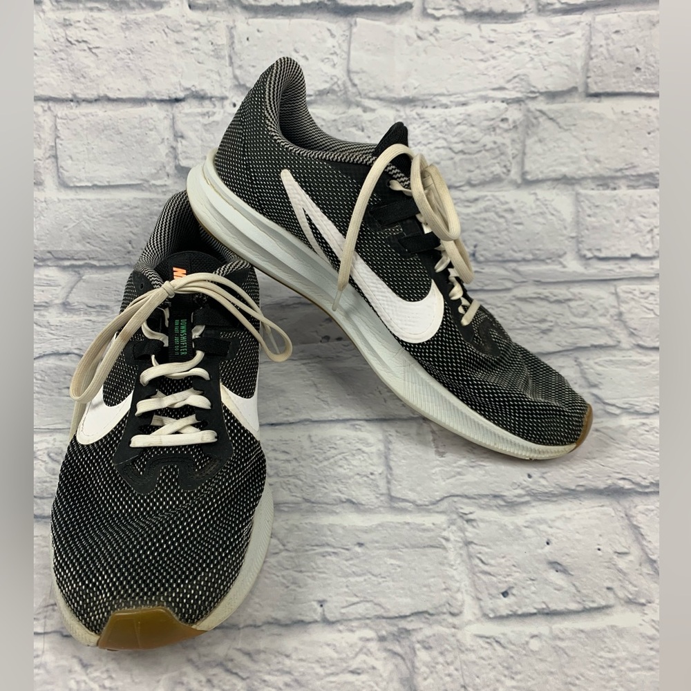 Men’s Nike Downshifter Black And White Running Shoe Sneaker Size US 12